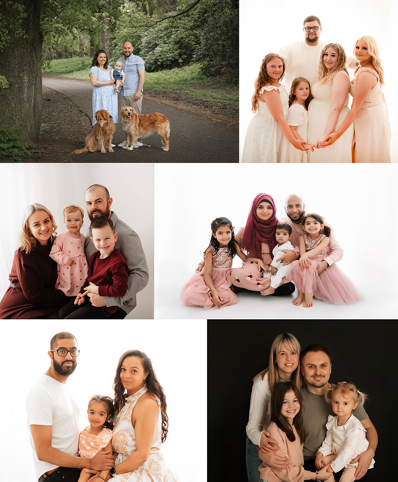 Family Photoshoots at Pixels and Poses Photography Studio, Ilkeston, Derbyshire